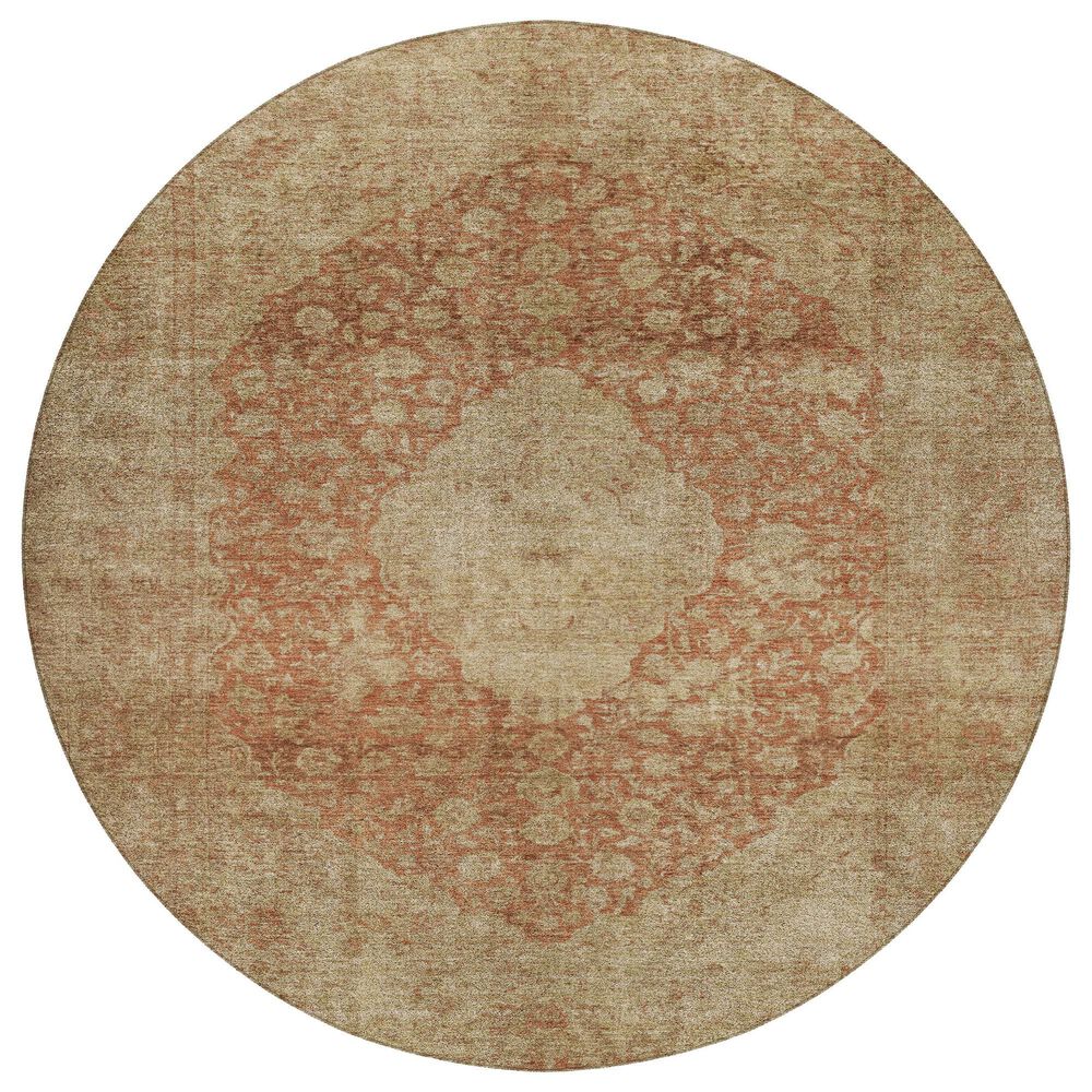 Dalyn Rug Company Tabrook TB13 Paprika 8" Round Area Rug, , large
