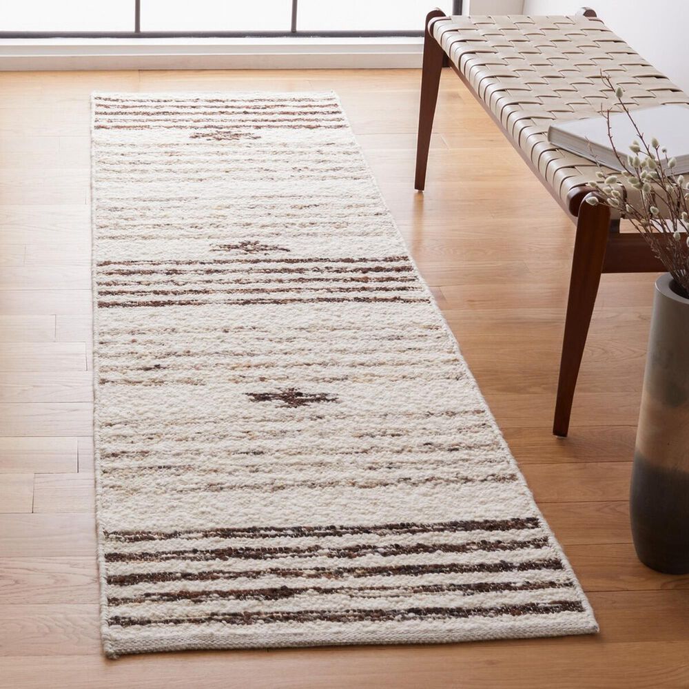 Safavieh Natura NAT325Z 2&#39;3&quot; x 8&#39; Black and Ivory Runner, , large