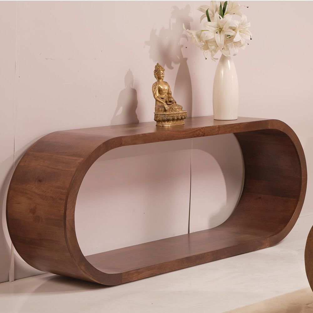 Jaipur Home Yareli Console Table in Reddish-Brown, , large