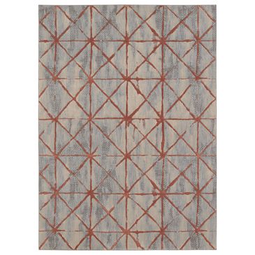 Karastan Soiree Appenzell 91971-97031 5"3" x 7"6" Rose Gold Area Rug, , large