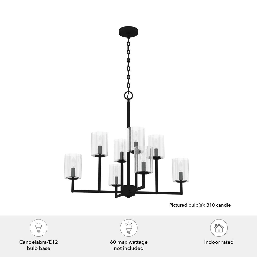Hunter Kerrison 8-Light Chandelier in Natural Iron, , large