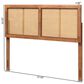 Baxton Studio Gilbert Full Panel Headboard in Ash Walnut, , large