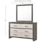 Crown Mark Rhett 3-Piece Queen Platform Bedroom Set in Gray and White, , large