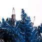 The Gerson Company 4" Pre-Lit Tuscany Tinsel Christmas Tree in Dark Blue, , large