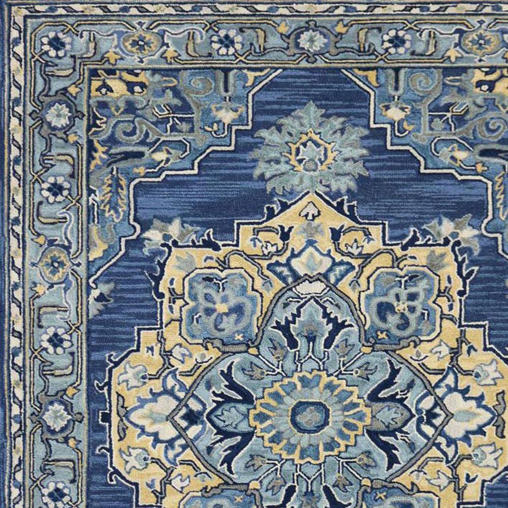 Amerr Boho 5&#39; x 8&#39; Steel Blue Area Rug, , large