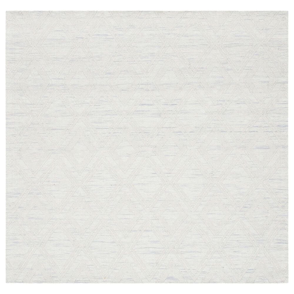 Safavieh Marbella 6" Square Silver and Ivory Area Rug, , large