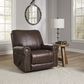 Ashley Colleton Recliner in Dark Brown, , large