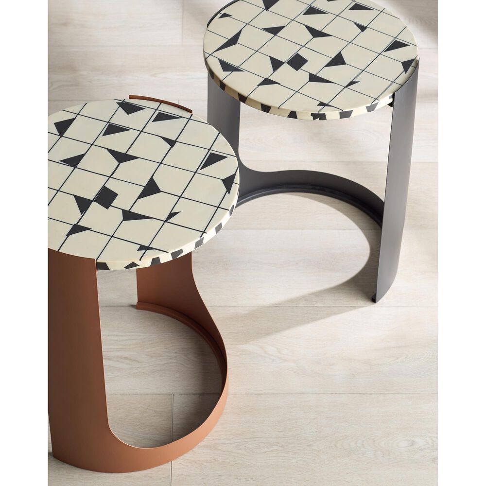 Safavieh Tomlinson Accent Table in Black and White, , large