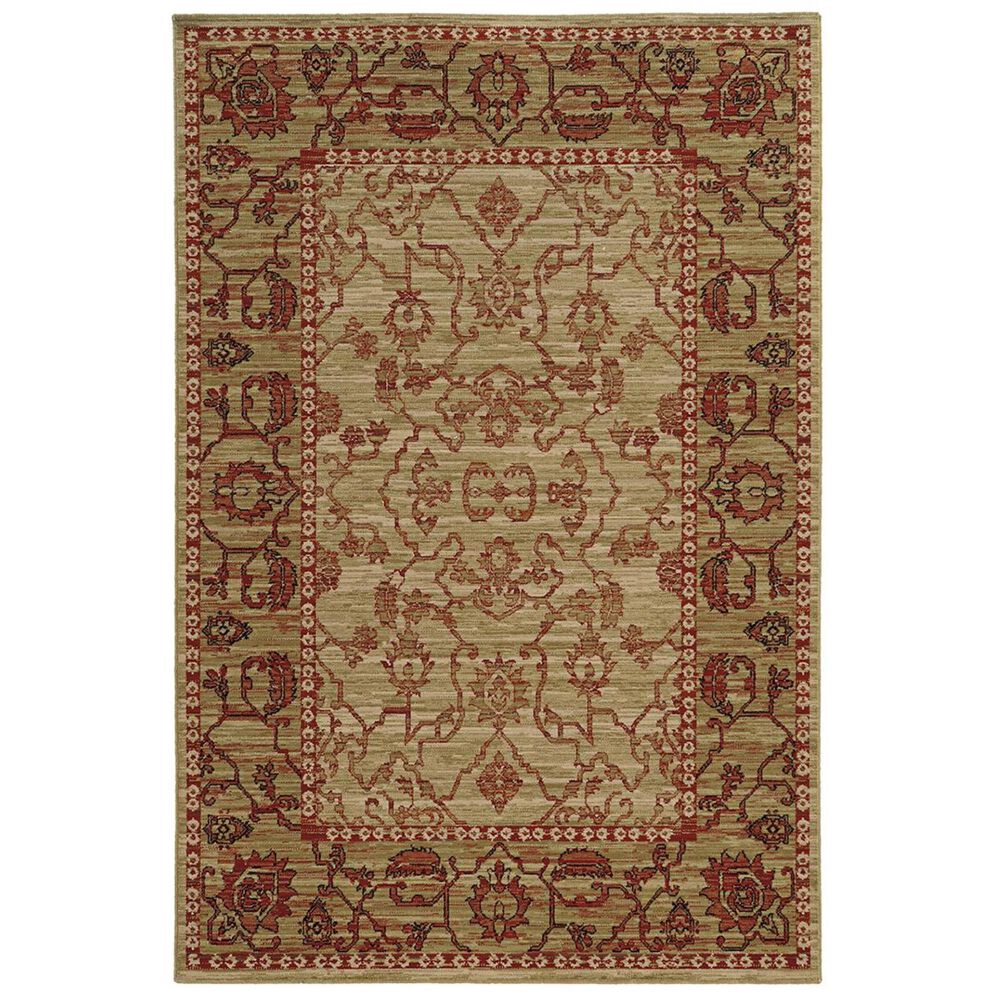 Oriental Weavers Vintage 4928J 1"10" x 3"3" Beige Area Rug, , large