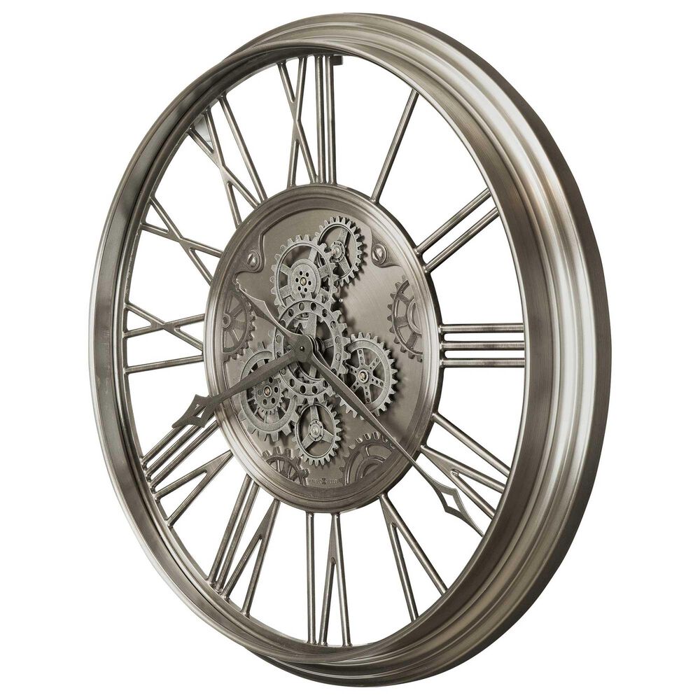 Howard Miller Rafe Wall Clock in Nickel, , large