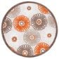 Safavieh Cabana CBN676C 6"7" Round Beige and Orange Indoor/Outdoor Area Performance Rug, , large