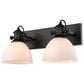 Golden Lighting Hines 2-Light Semi-Flush in Matte Black, , large