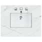 James Martin Vanities De Soto 30" Single Bathroom Vanity in Bright White with 3 cm Ethereal Noctis Quartz Top and Rectangular Sink, , large