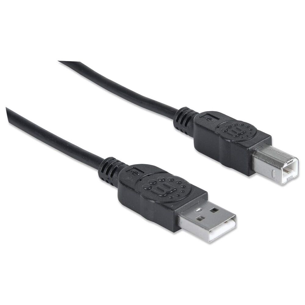 Manhattan Hi-Speed USB-B Device Cable in Black, , large