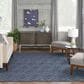 Nourison Versatile 7" x 10" Navy Blue Indoor/Outdoor Area Rug, , large
