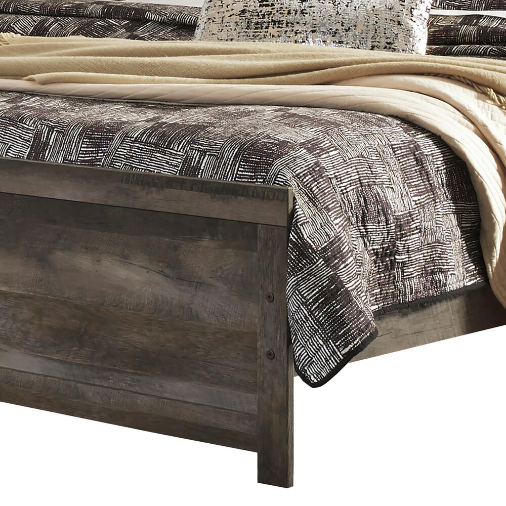 Ashley Wynnlow King Panel Bed in Gray, , large