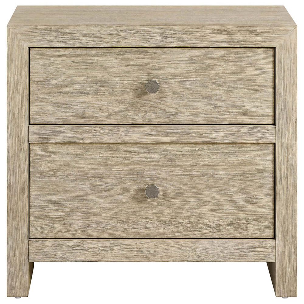Furniture Worldwide Oasis 2-Drawer Nightstand in Dockside with USB Ports and AC Outlets, , large
