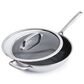 Green Pan Spectra 12" Wok with Lid in Stainless Steel, , large