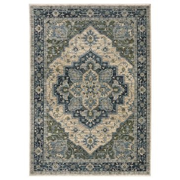 Oriental Weavers Aberdeen Oriental 6"7" x 9"6" Blue Area Rug, , large
