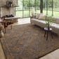 Loloi II Varena 3"6" x 5"6" Plum and Gold Area Rug, , large