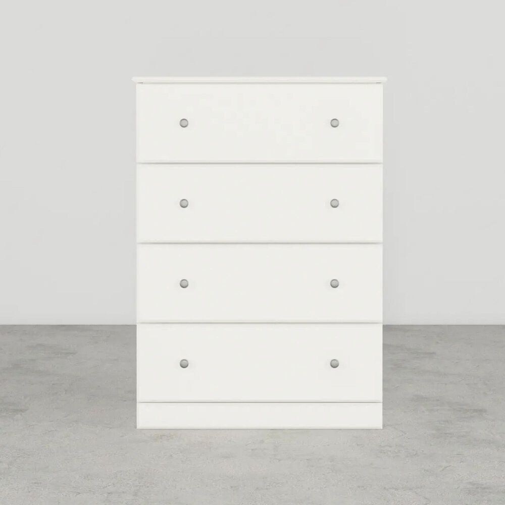 Lemoore Essential 32&quot; 4-Drawer Chest in Rockport White, , large