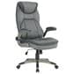 Valor Living Executive Chair with Charcoal Grey Upholstery in Titanium, , large