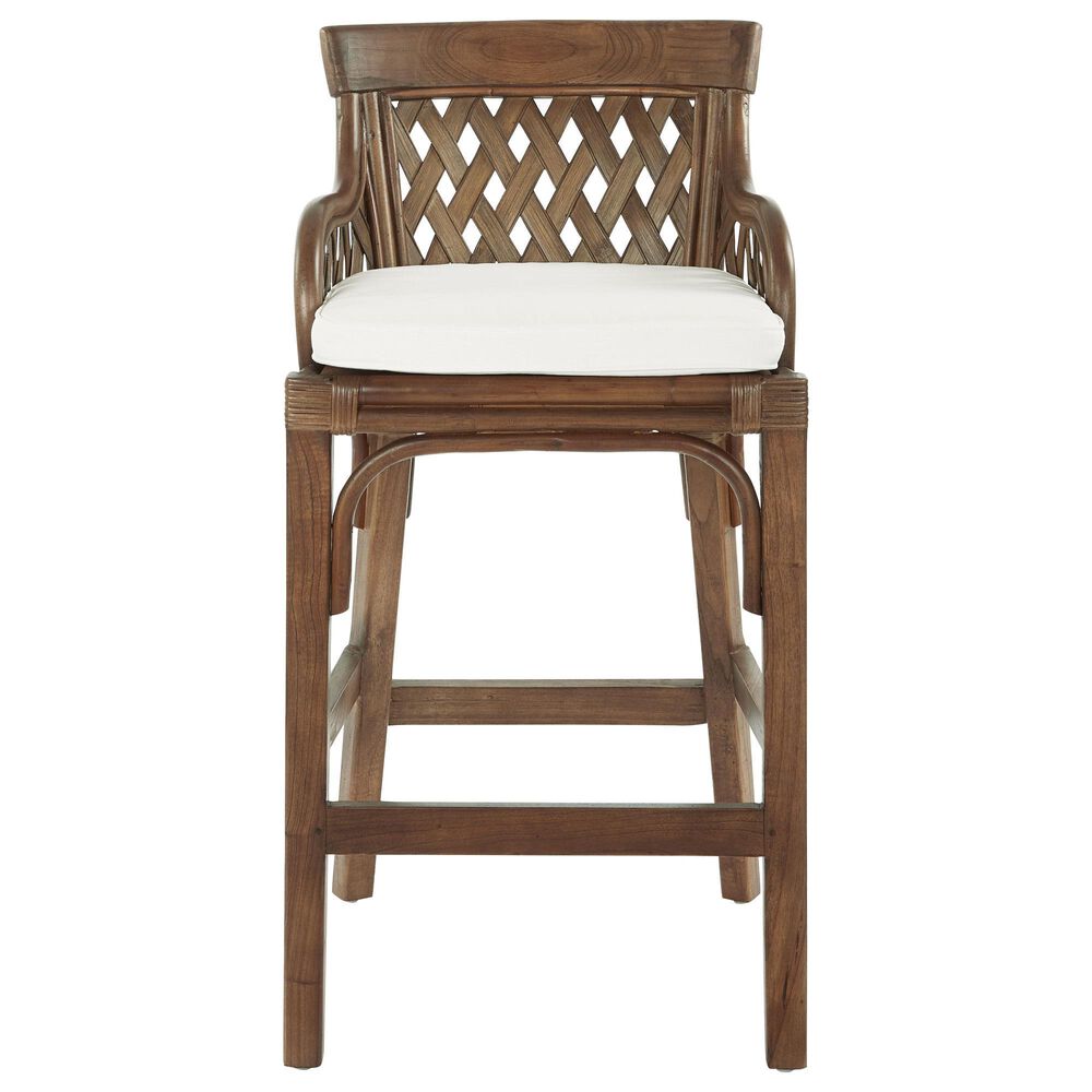 Office Star Products Plantation 30&quot; Bar Stool in Brown Stained, , large