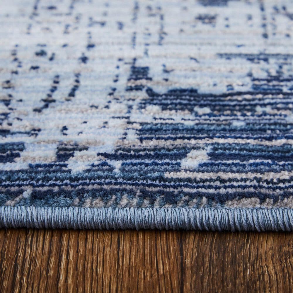 Feizy Sonora 5&#39; x 7&#39;6&quot; Blue and Light Blue Area Rug, , large