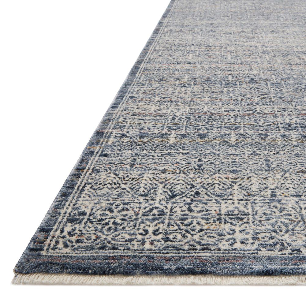 Amber Lewis x Loloi Zuma 2&#39;3&quot; x 3&#39;10&quot; Denim and Ivory Area Rug, , large
