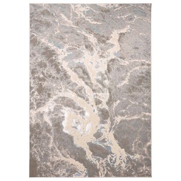 Feizy Rugs Azure 3539F 3"11" x 6" Gray and Blue Area Rug, , large
