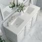 James Martin Bristol 60" Double Bathroom Vanity Cabinet in Bright White, , large