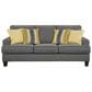 Xenia Maxwell Sleeper Sofa in Gray, , large