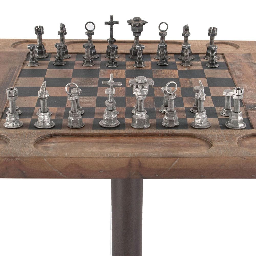 Home Trends &amp; Design Eiffel 30&quot; Chess Bistro Table, , large