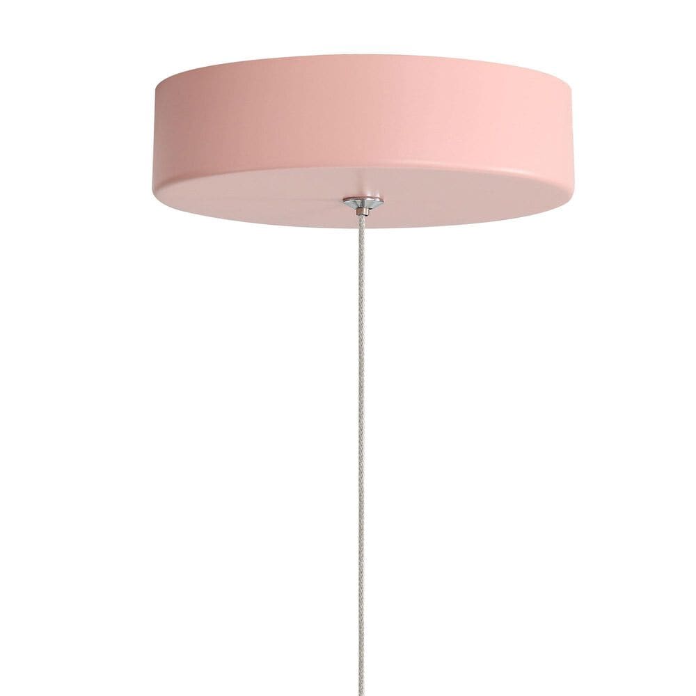 Golden Lighting Solsken 12" 1-Light Pendant in Dusty Rose, , large