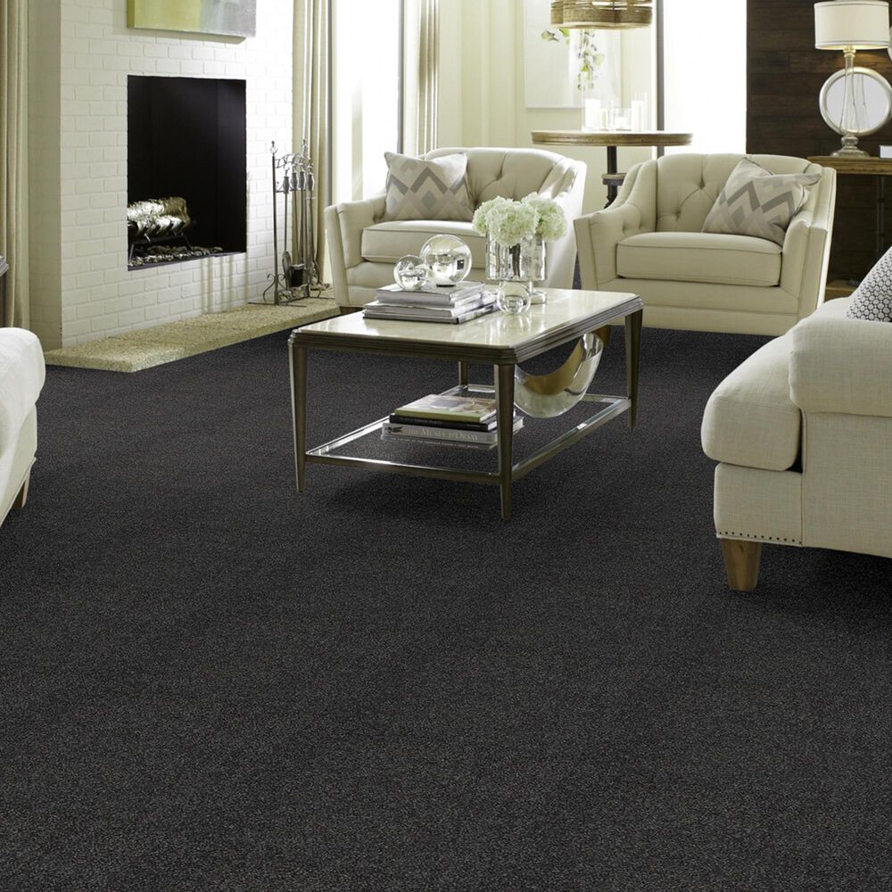 Shaw Foundations Take The Floor Texture Blue Carpet in Urban Studio, , large