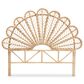 Baxton Studio Variel Queen Rattan Headboard in Natural Brown, , large