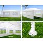 HOMLUX 10" x 20" Outdoor Canopy Gazebo with Sidewalls for Party in White, , large