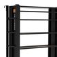 Furniture of America Katz 5 Shelves Bookcase with Ladder in Black/Dark Oak, , large