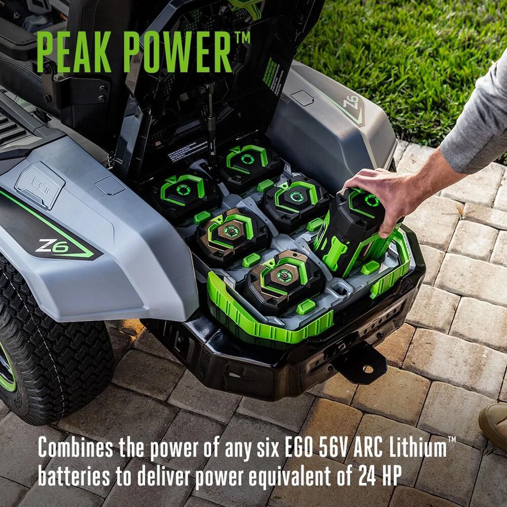 EGO Power+ 42" Z6 Zero Turn Battery-Powered Riding Mower with E-Steer Technology, , large