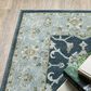 Oriental Weavers Branson 3"3" x 5" Blue and Ivory Area Rug, , large