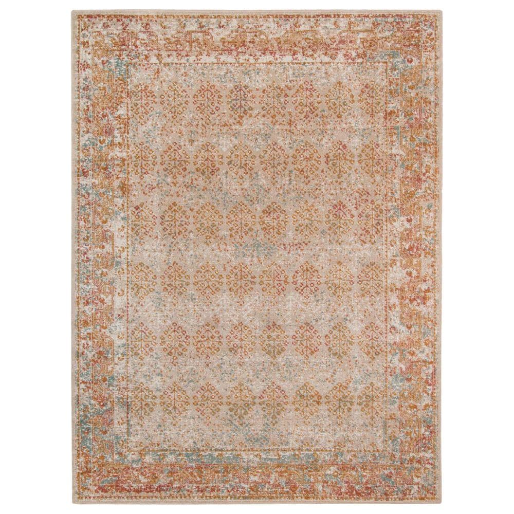 Amer Rugs Eternal 3"11" x 5"11" Beige and Rust Area Rug, , large