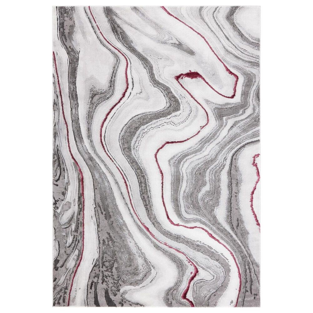 Safavieh Craft CFT819S 2"7" x 5" Grey and Wine Area Rug, , large