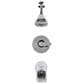 MS International 1-Handle 1-Spray Shower/Tub Faucet with Pressure Balance Valve in Polished Chrome, , large