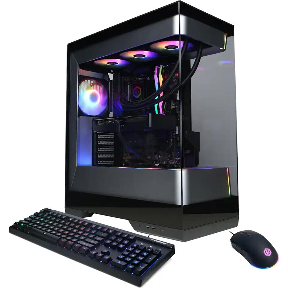 iBUYPOWER Gamer Supreme Gaming Desktop PC | AMD Ryzen 9 9900X - 32GB RAM - NVIDIA GeForce RTX 5070 Graphics - 2TB SSD in Black, , large