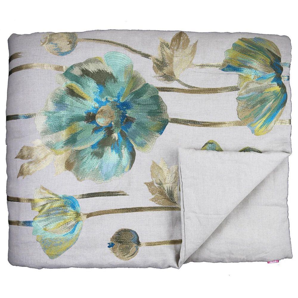 Ann Gish Opium 96" x 50" Throw in Azure, , large