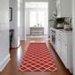 Dalyn Rug Company York 2"3" x 7"6" Red Indoor/Outdoor Runner, , large