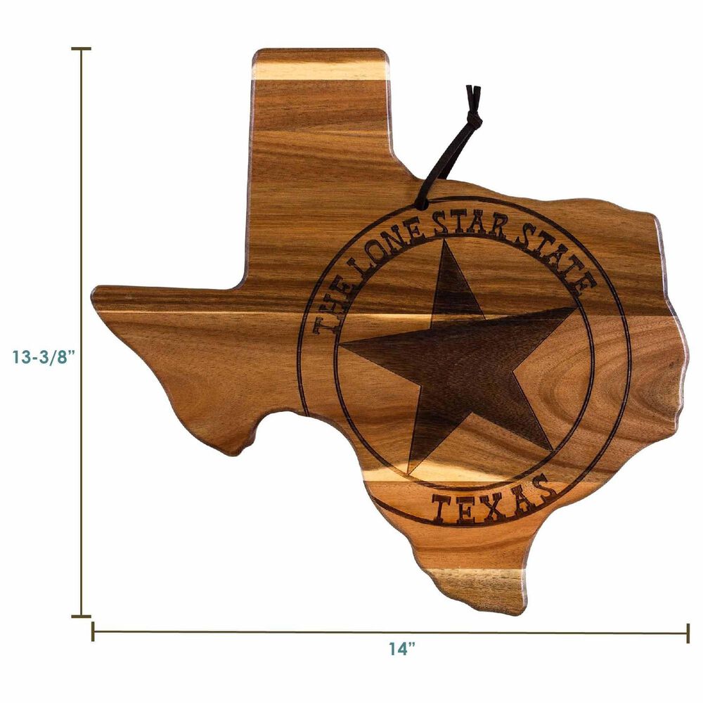 Totally Bamboo Rock and Branch Origins Series Texas Cutting Board in Dark Brown, , large