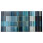 Maple and Jade 24" x 48" Abstract Wall Decor in Blue and Gold, , large