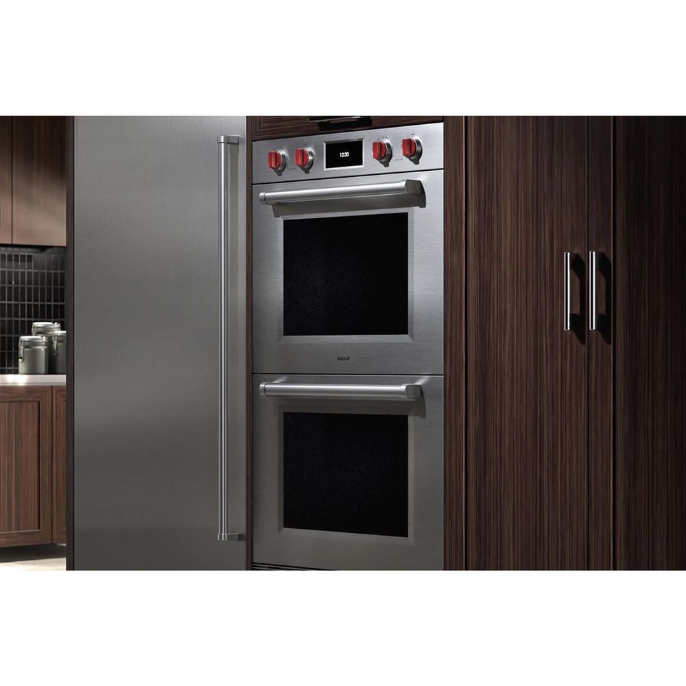 Wolf 30&quot; M Series Professional Built-In Double Electric Wall Oven with Convection in Stainless Steel, , large
