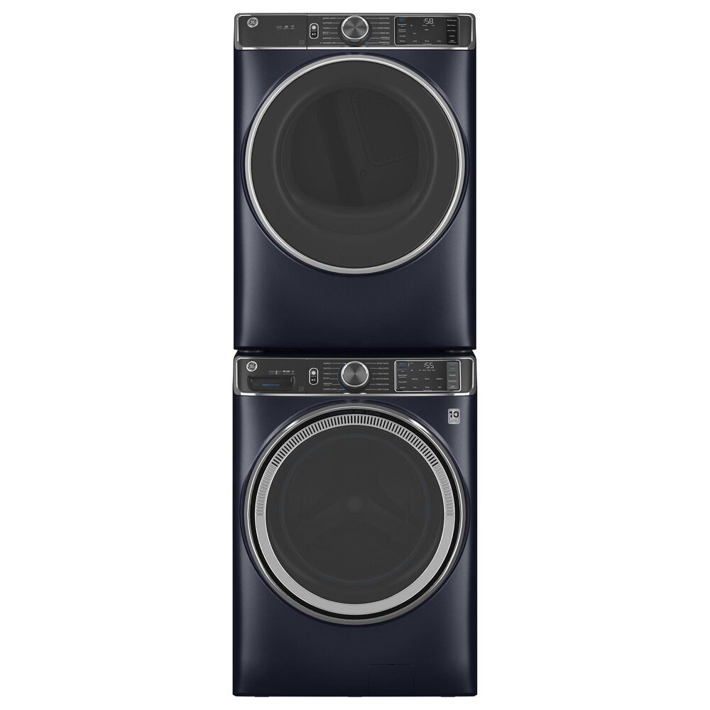 GE Appliances 5.0 Cu. Ft. Capacity Smart Front Load Steam Washer with SmartDispense UltraFresh Vent System with OdorBlock - Sapphire Blue, , large